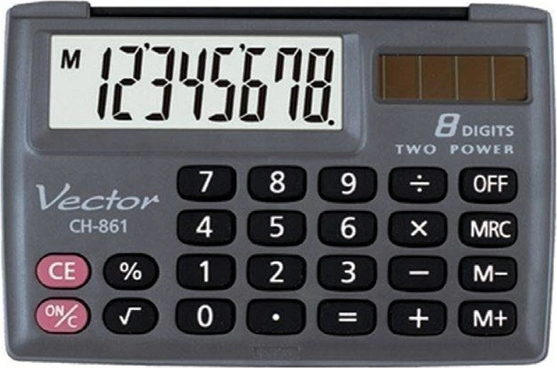 Kalkulator xhepi Vector KAV CH-861, 8 shifra, i zi