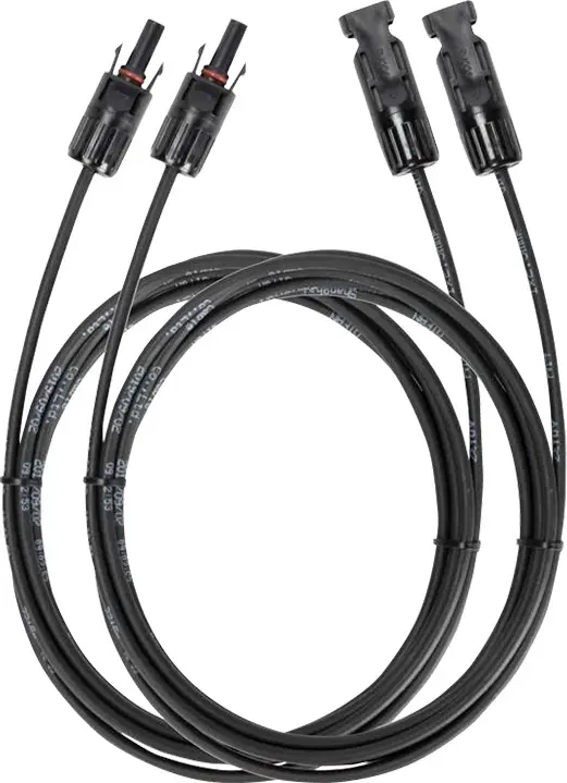 Kabllo zgjatuese EcoFlow për panele diellore MC4, 3m, e zezë