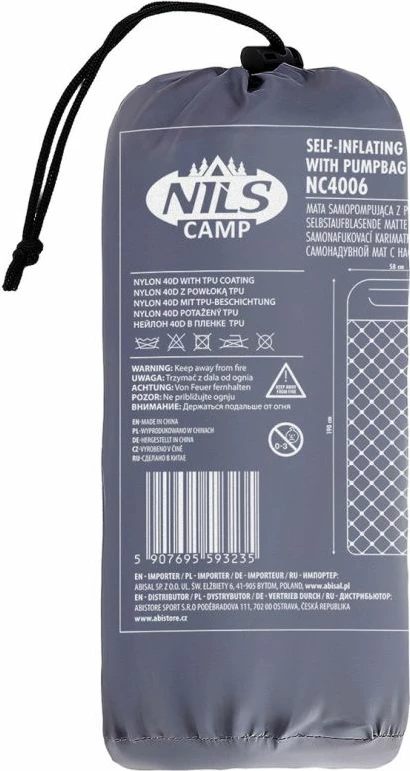 Dyshek kampingu Nils Extreme, gri