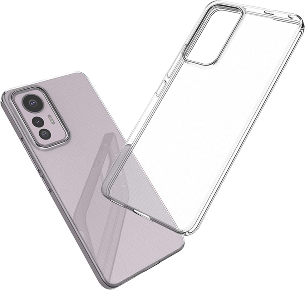 Mbështjellës Hurtel Ultra Clear 0.5mm për Xiaomi 12 Lite, Transparent