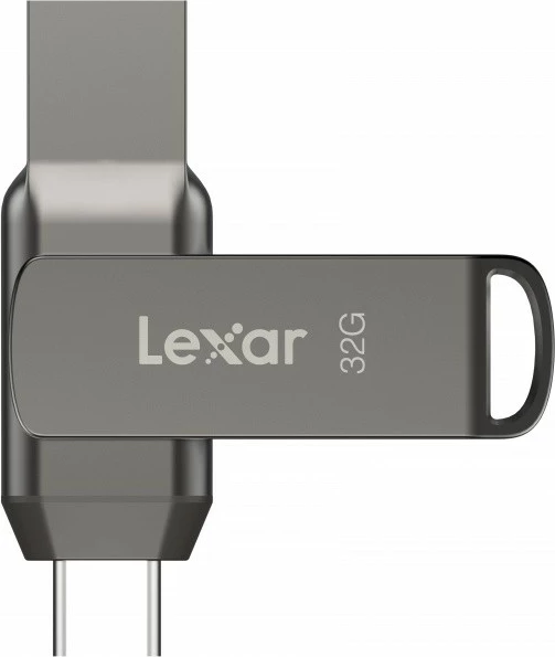 Pendrive Lexar Dual Drive D400 32GB, USB-C/A 3.1, Gri