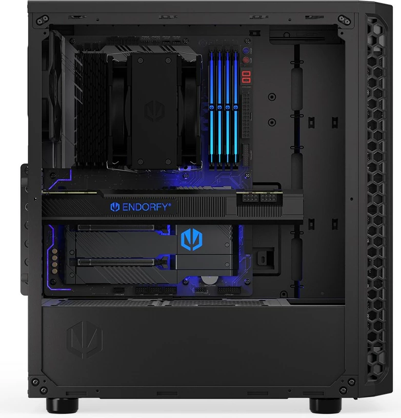 Kasë Endorfy Signum 300 Solid, Midi Tower, ATX/ITX/micro ATX, xham i temperuar, e zezë