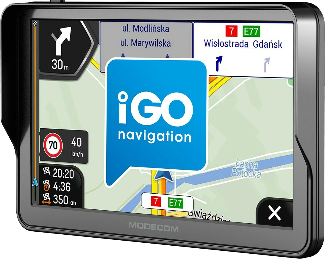 Navigacion GPS, MODECOM, FREEWAY CX 7.3 iGO (NAV-FREEWAYCX73-IGO-EU), 7 inch, 16GB, 512MB RAM, Bluetooth, Harta Europe Truck me përditësim 1‑vjeçar