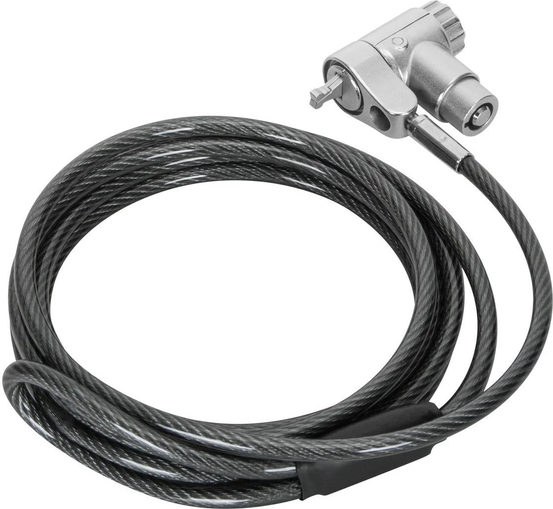 Kabllo sigurie me kyç Targus Ultimate, 2m, çelik, argjend