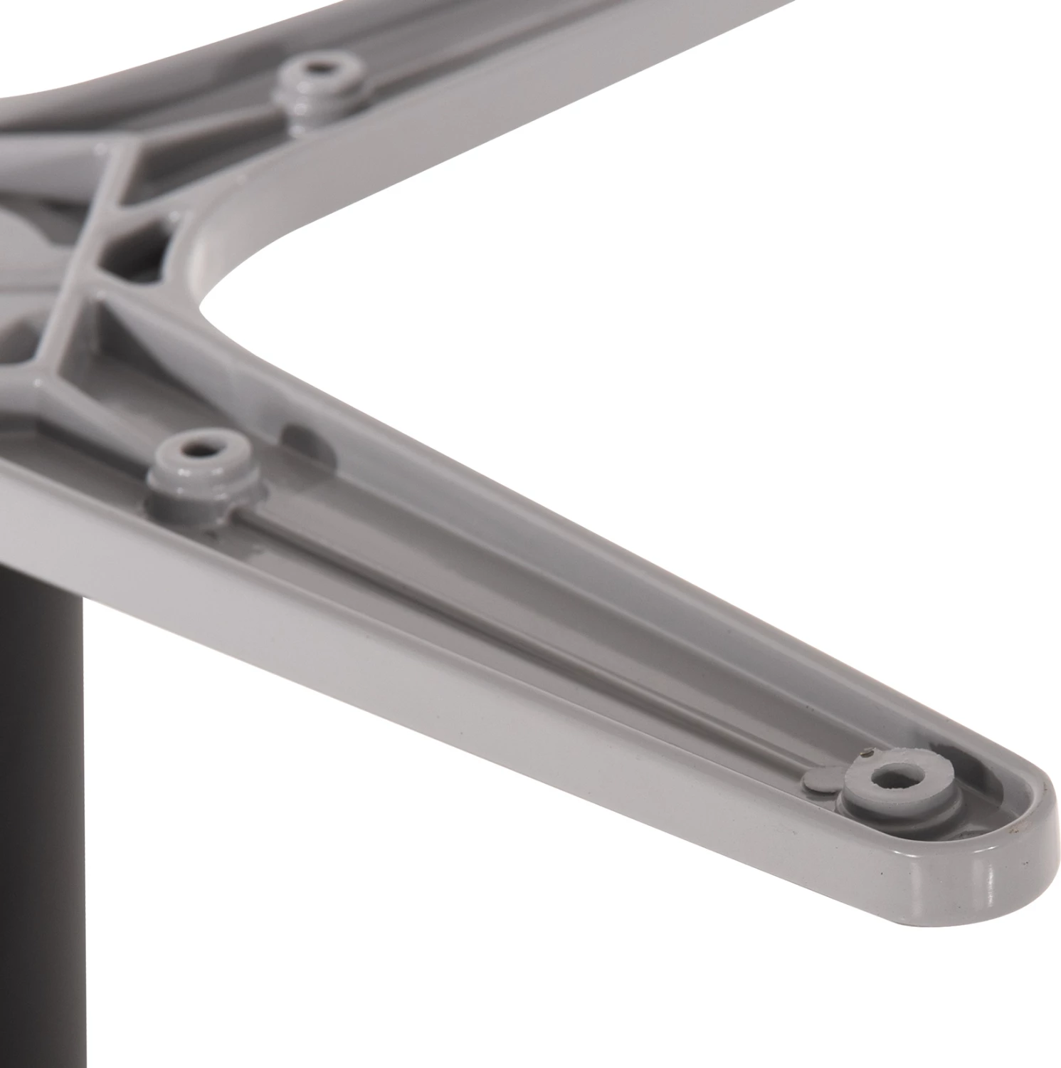 Bazë për tavolinë, ngjyrë gri alumini, FH475.20, 48x48 cm kryq, 45x45x73H cm