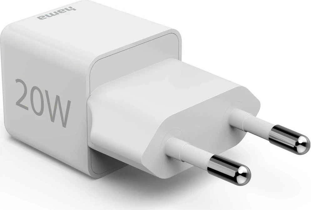 Karikues rrjeti Hama supermini 20W PD/QC 1x USB-C i bardhë