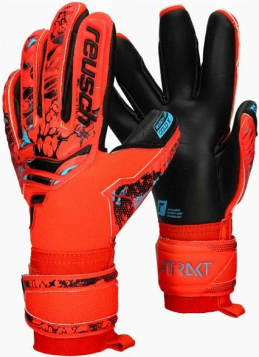 Dorashka për portierë Reusch për fëmijë, të zeza dhe të kuqe