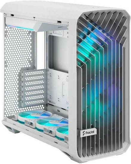 Kasë Fractal Design Torrent White RGB TG Clear Tint, Midi Tower, Tempered Glass, e bardhë