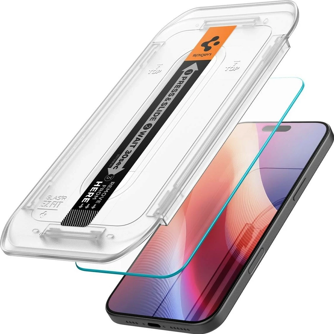 Xham mbrojtës Spigen GLAS.TR EZ FIT, Apple iPhone 16 Pro Max, transparent