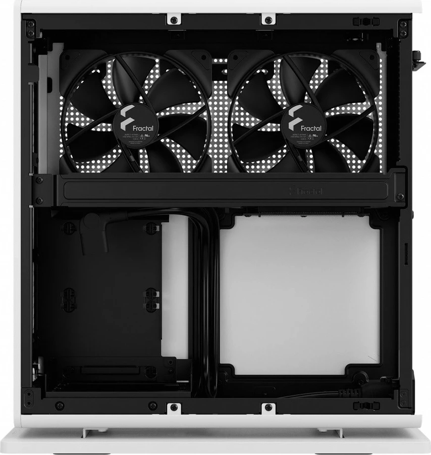 Kasë Fractal Design Ridge, Mini ITX, e bardhë