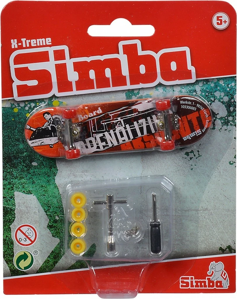 Fingerboard Simba X-Treme, 6 lloje të ndryshme, me aksesorë