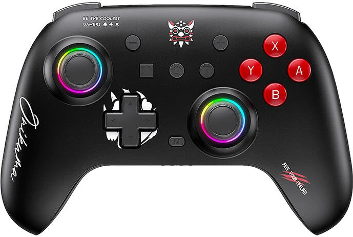 Gamepad ONIKUMA C1 wireless për PC/Switch, i zi me RGB