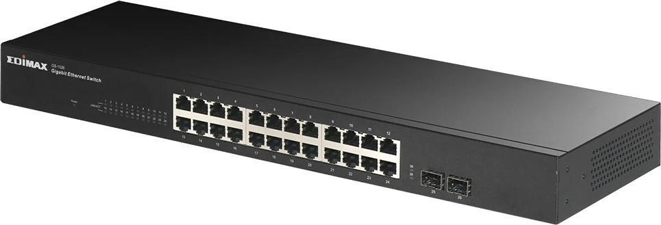Switch EDIMAX GS-1026 V3, 24 porte, Gigabit Ethernet, i zi