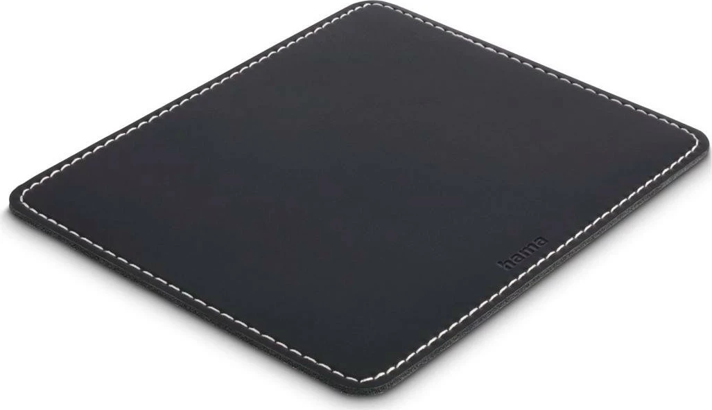 Mauspad Hama Leather Look, e zezë