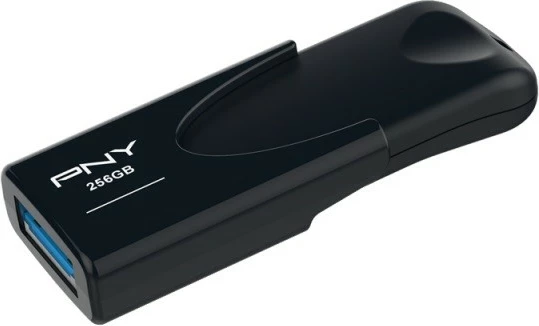 Pendrive PNY FD256ATT431KK-EF, 256GB, USB 3.0, e zezë