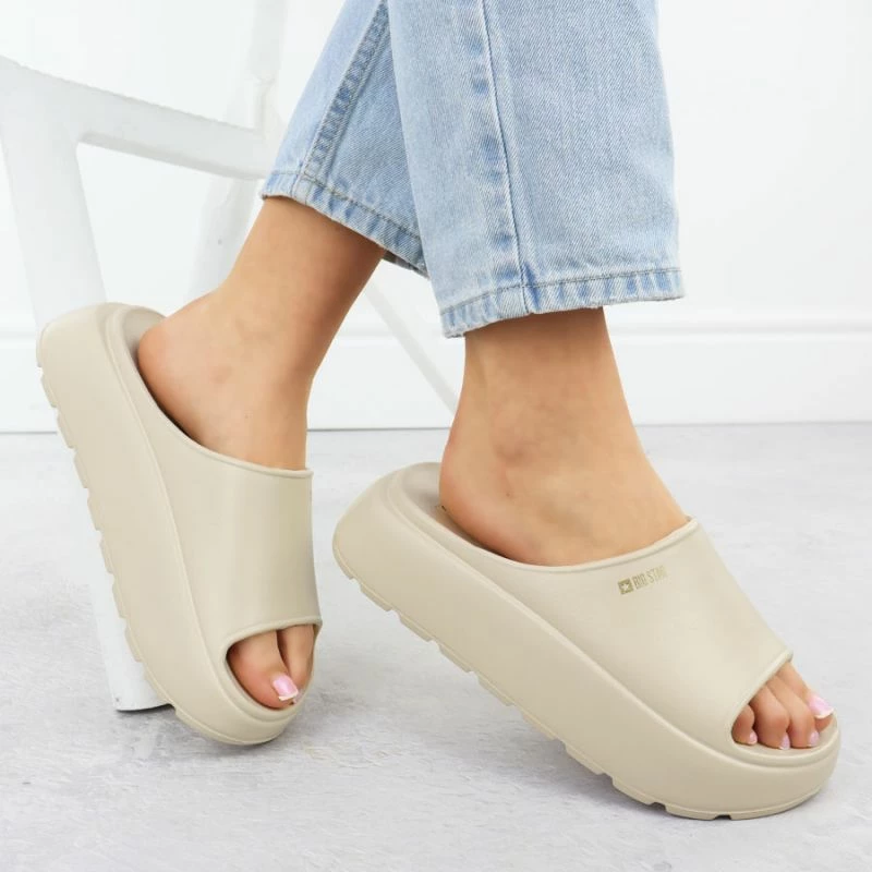 Papuqe femra Big Star, bezhë