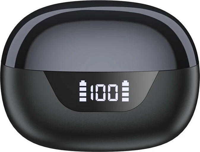 Kufje TWS Choetech BH-T60, me ANC+ENC, Bluetooth 5.3, me kuti karikimi, e zezë