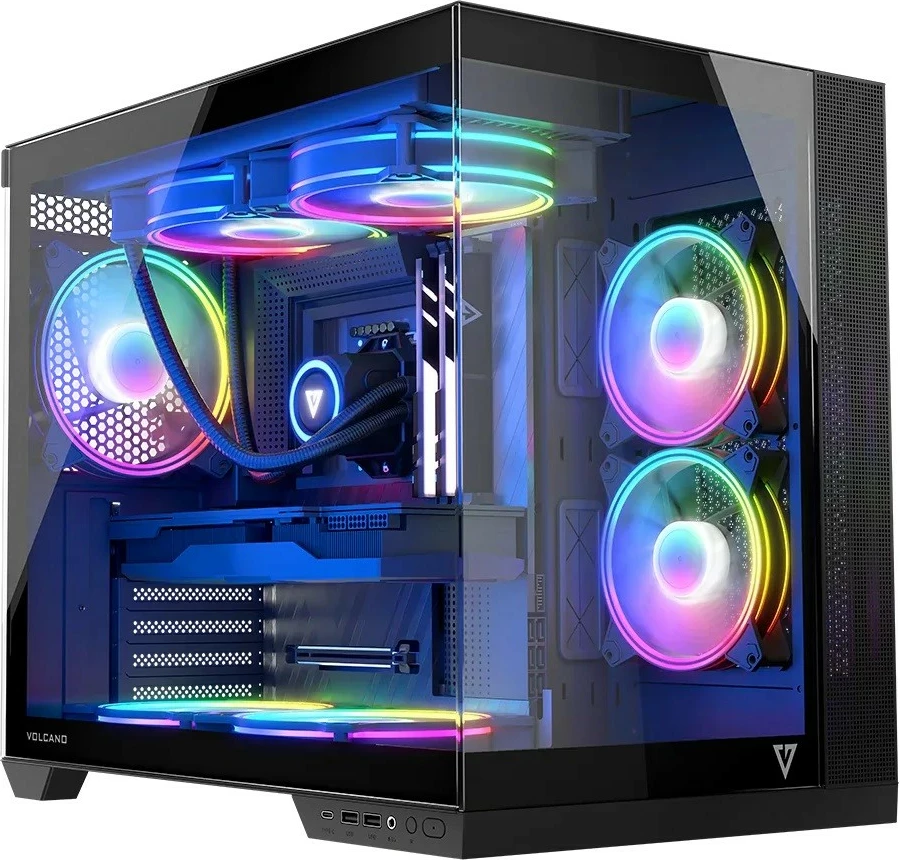 Kasë MODECOM Volcano Panorama APEX ARGB 7F Midi, Gri