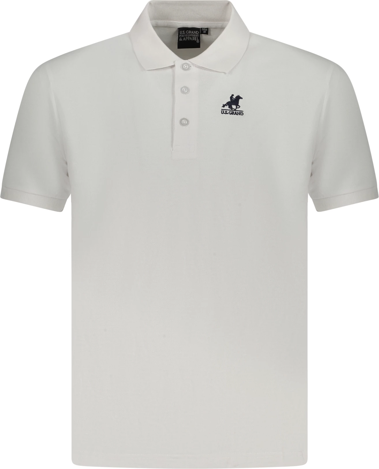 Maicë polo për meshkuj U.S. GRAND POLO, e bardhë