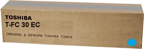 Toner, Toshiba, T-FC30EC 6AJ00000281 (6AJ00000099), rendiment 33,600 faqe, standard, cyan