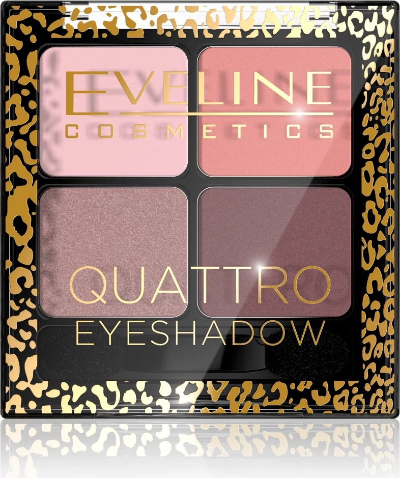 Paletë për sy Eveline Cosmetics Quattro Eyeshadow 12 për femra 4 ngjyra 5.2g