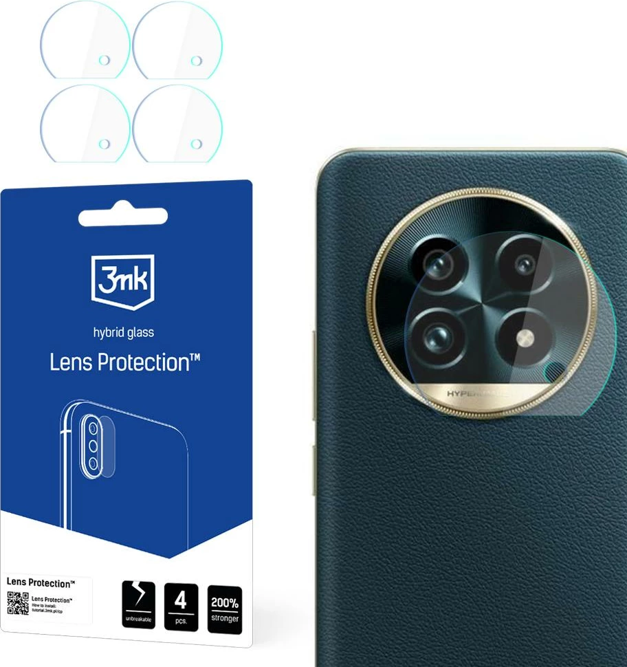 Xham mbrojtës kamerës 3mk Protection për Realme 13+ 5G, set 4 copë