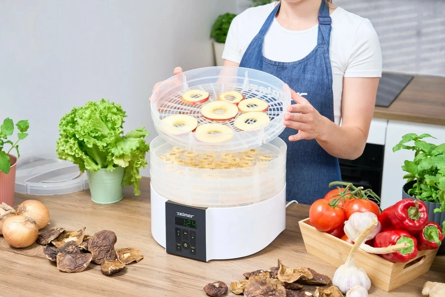 Tharëse ushqimi Zelmer ZFD2020, e bardhë