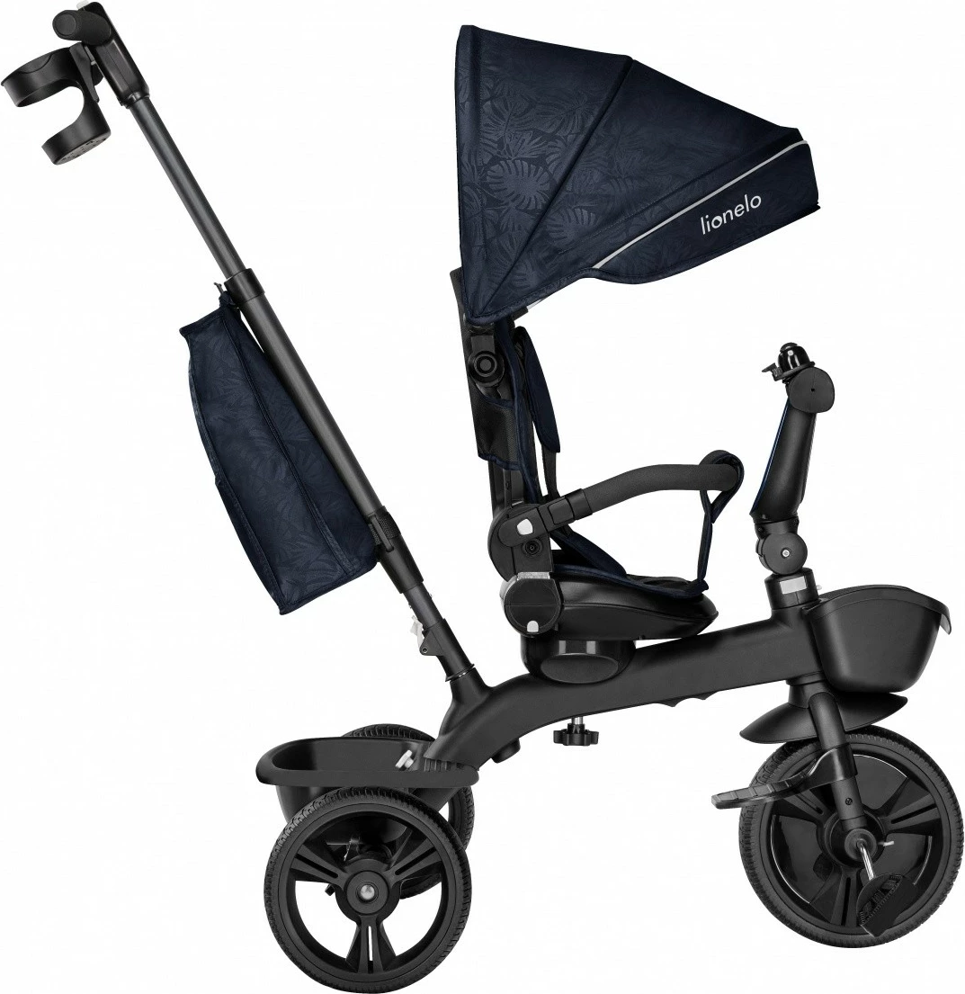 Tricikël Lionelo KORI, 2-në-1, për fëmijë, Blue Navy