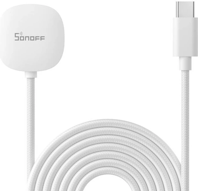 Kabllo zgjatuese për sensor uji Sonoff WLDC200, për SNZB-05P, 2m, e bardhë