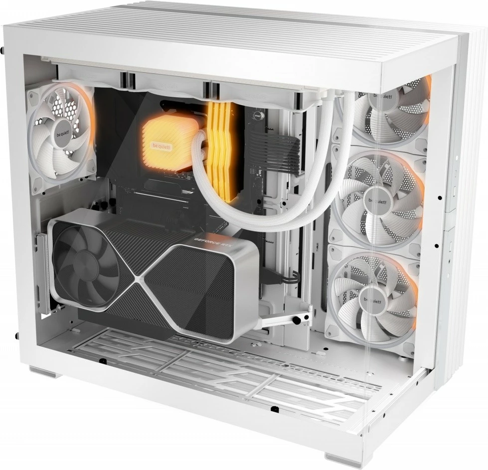 Ventilator kase Be quiet! Light Wings 140mm PWM Reverse, ARGB, i bardhë