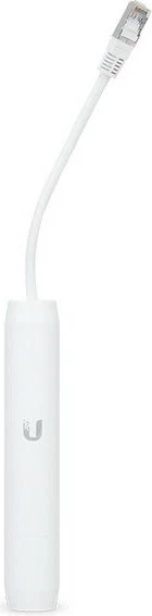 Adapter PoE Ubiquiti INS-3AF-O-G, Gigabit Ethernet, 48 V, Bardhë