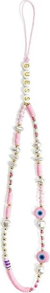 Varëse për telefon Guess GUSTSHPP Phone Strap, rruaza, rozë