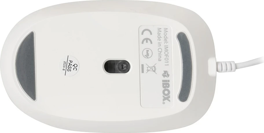 Mausi iBOX i011 Seagull me tela, i bardhë