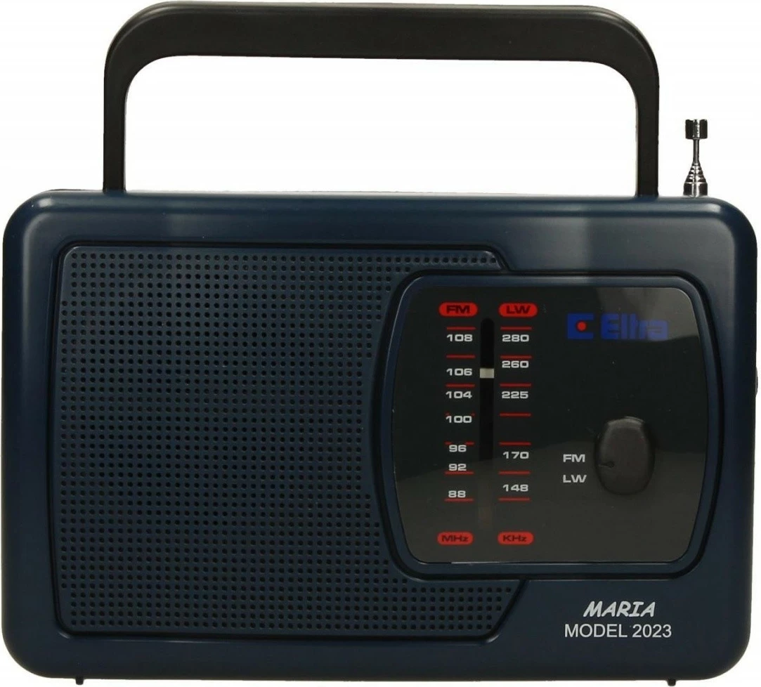 Radio portabile Eltra OR MARIA, mono, FM/LW, blu e errët