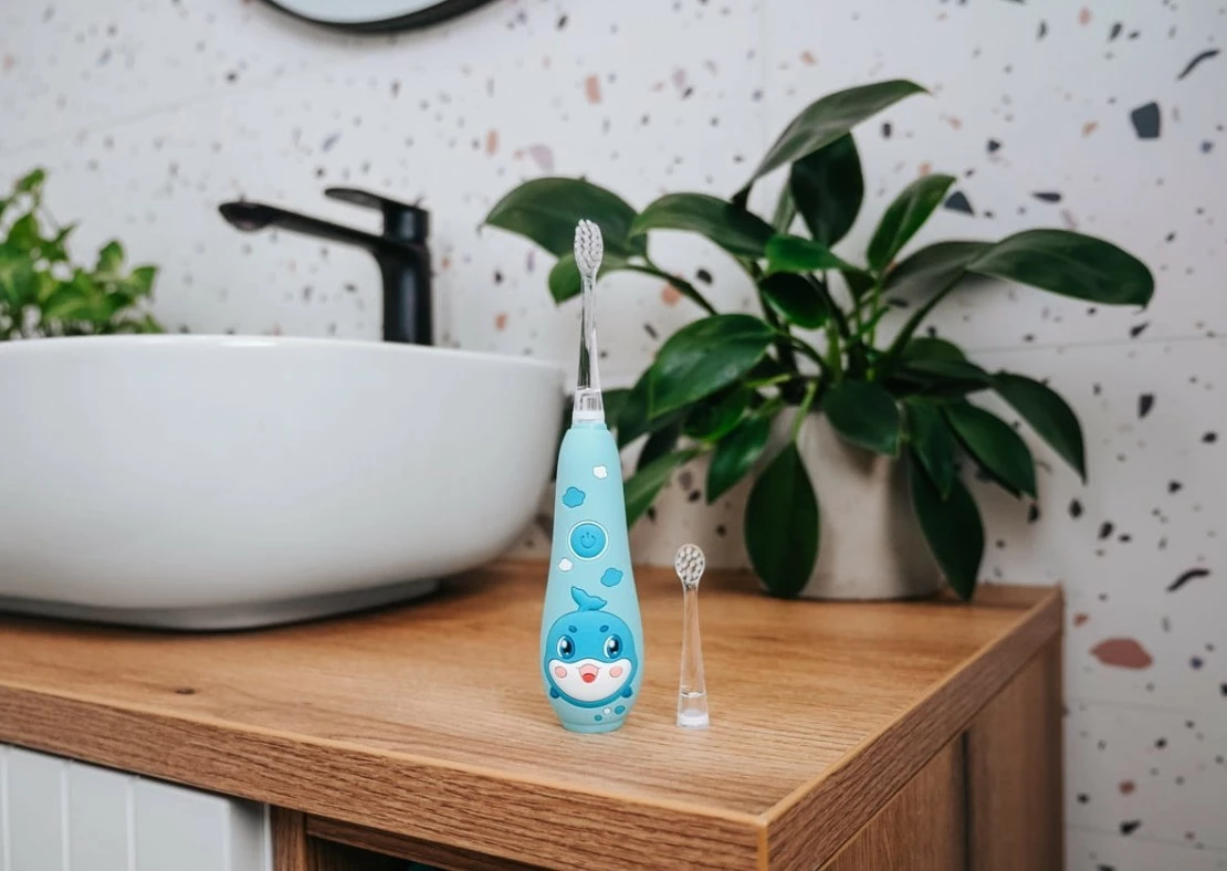 Furçë dhëmbësh elektrike Concept KIDO SMILE ZK3020 për fëmijë, Sonic, 4 koka, Kaltër