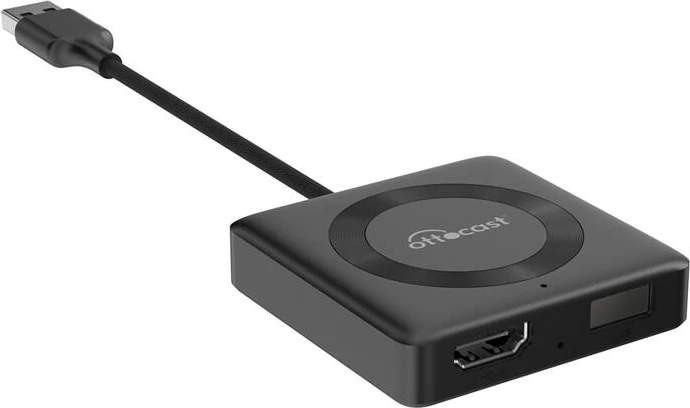 Adapter për veturë Ottocast CA361-C4 Car TV MAX, CarPlay, Android Auto, HDMI, i zi