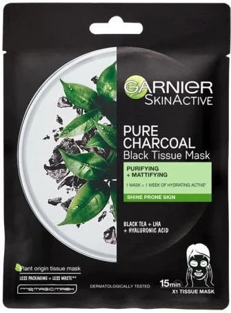 G.Skin Tissue Maske Black PURE CHARCOAL