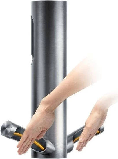 Tharëse duarësh Dyson Airblade 9KJ, Çelik inox