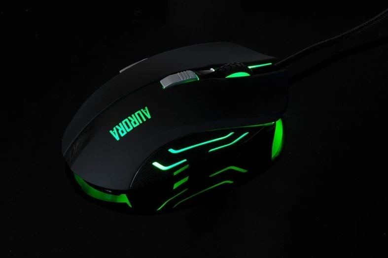 Mausi iBox Aurora A-1, USB Type-A, Optik, 2400 DPI, i zi