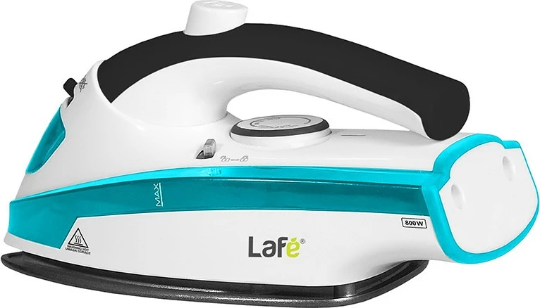 Hekur udhëtimi, Lafe ZPH-201, 800W, pllakë qeramike, dorezë palosëse, kabllo 1.8 m, Black/Blue/White
