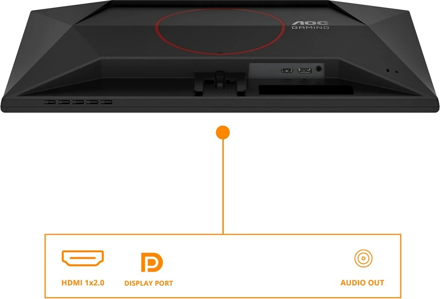 Monitor AOC G4 25G42E, 24.5", Full HD, 180 Hz, LED, i zi, i kuq