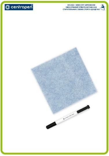 Set tabelë e bardhë dhe markerë Centropen 34x48cm