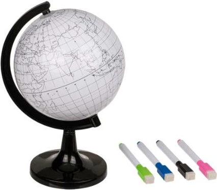 Glob rrotullues OUT OF THE BLUE Ø22cm me markerë