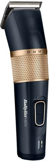 makinë qethëse BaByliss E986E litium 0.6-28 mm deri 160 min, e zezë/ari, set me 8 krehra