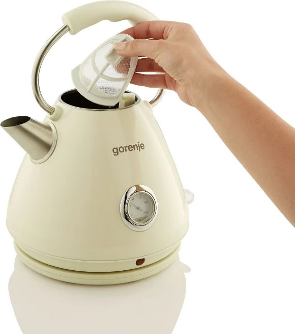 Çajnik elektrik Gorenje K17CLI, 1.7 L, 2200 W, Bezhë