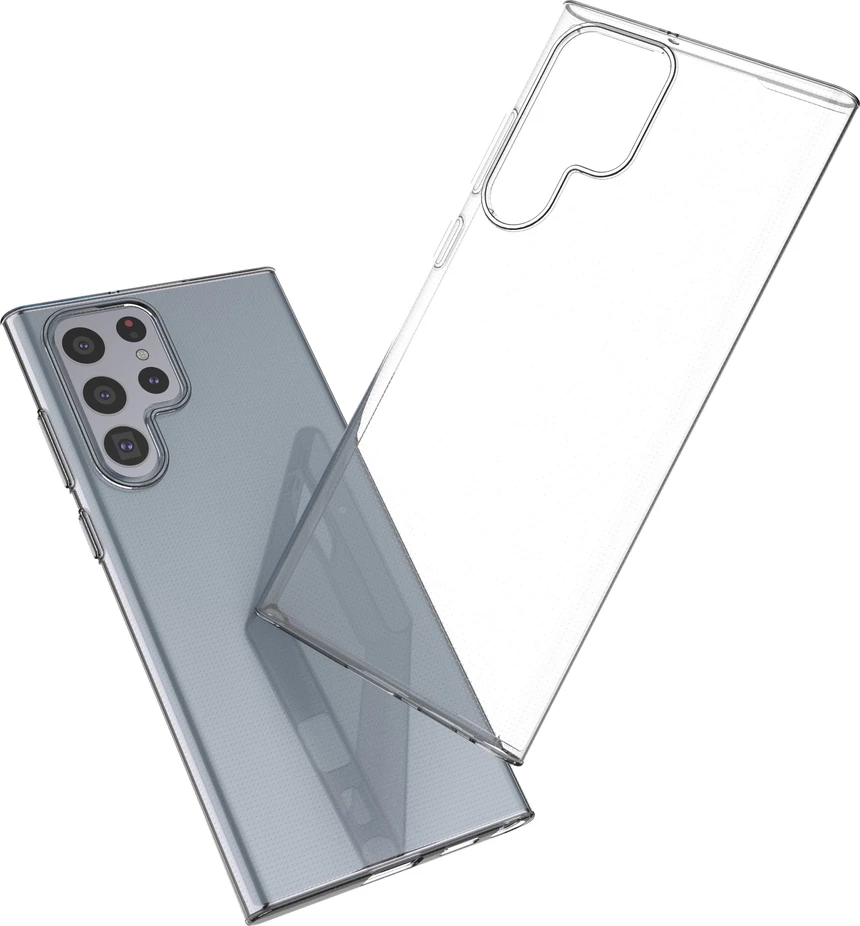 Mbështjellës Hurtel Ultra Clear 0.5mm për Samsung Galaxy S22 Ultra, Transparent