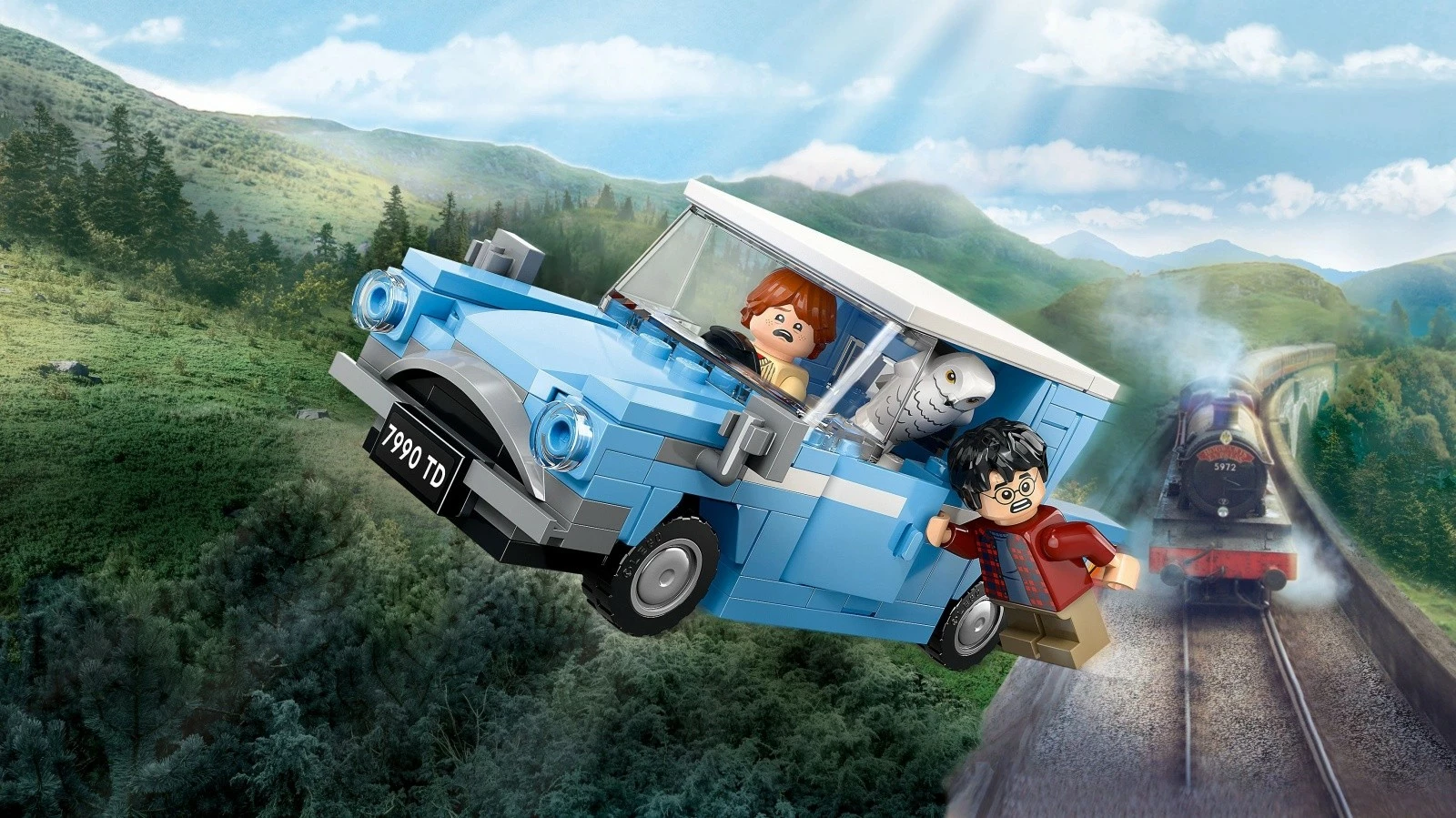 Set LEGO Harry Potter Flying Ford Anglia 76424, 165 pjesë, plastikë