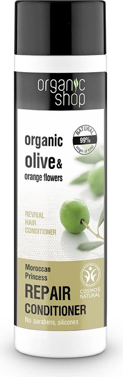 Balsam për flokë Organic Shop Moroccan Princess Repair Conditioner Olive & Orange Flowers 280ml