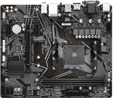 Pllakë amë Gigabyte A520M S2H, Socket AM4, micro ATX