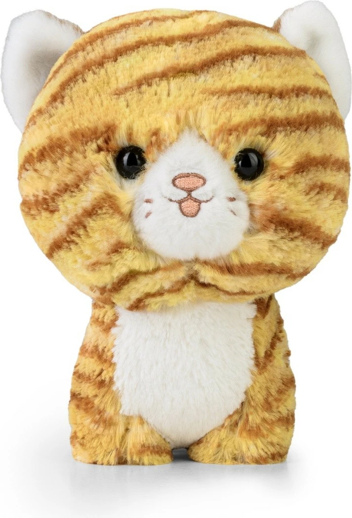 Lodër pelushi Daffi Teddy Pets, mace tabby portokalli, 19 cm